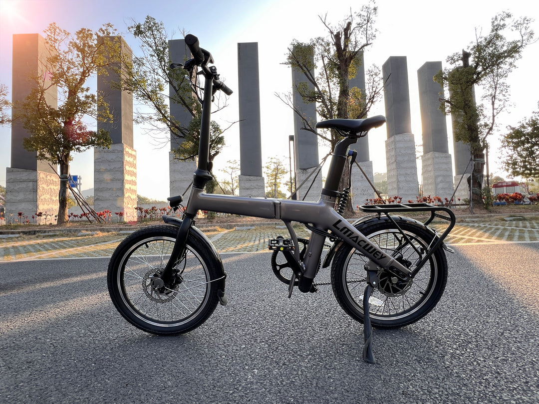 Bestes faltbares Elektrofahrrad 20Pro Grau | LMACWEY