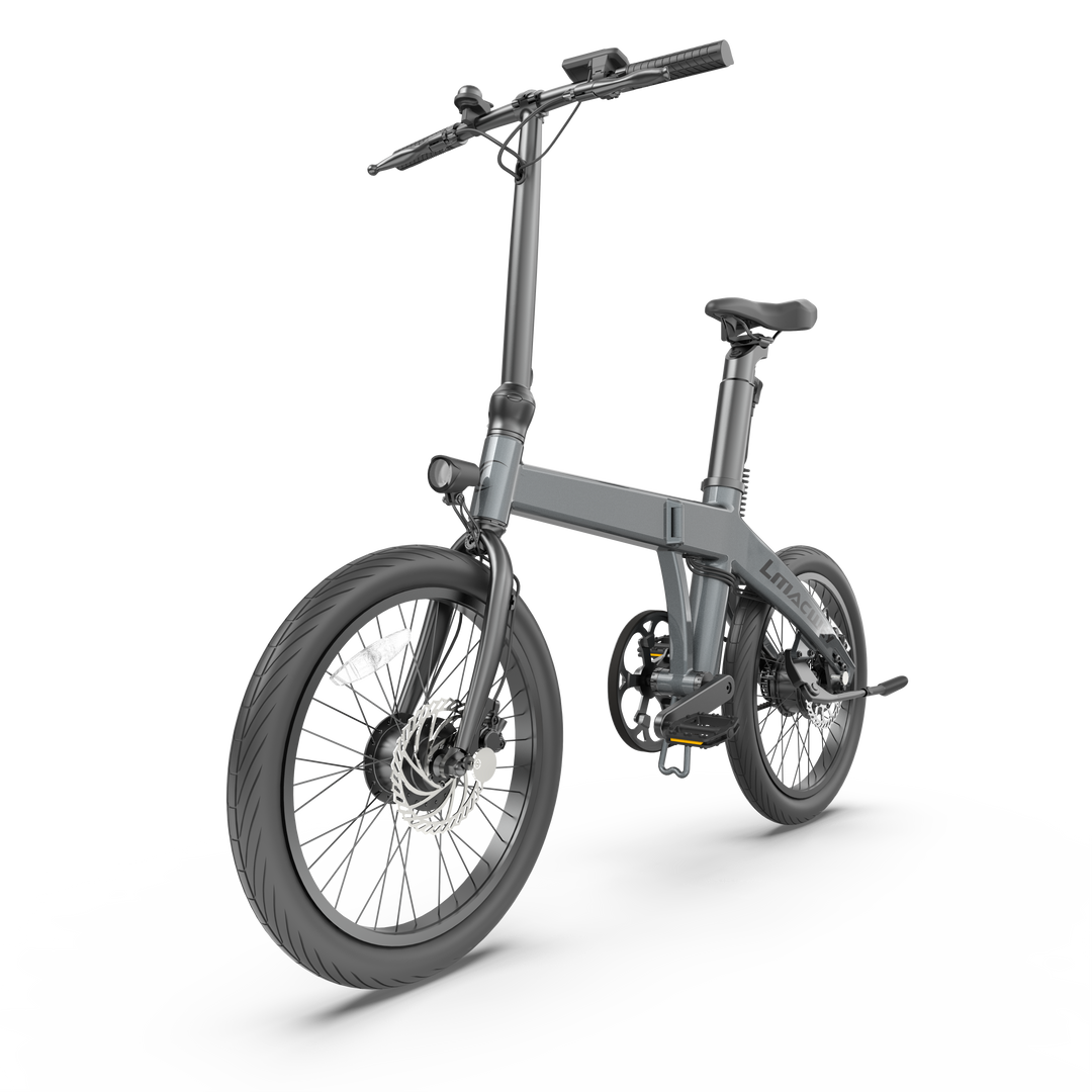 Best Folding Electric Bike Pro 500W Gray | Lmacwey