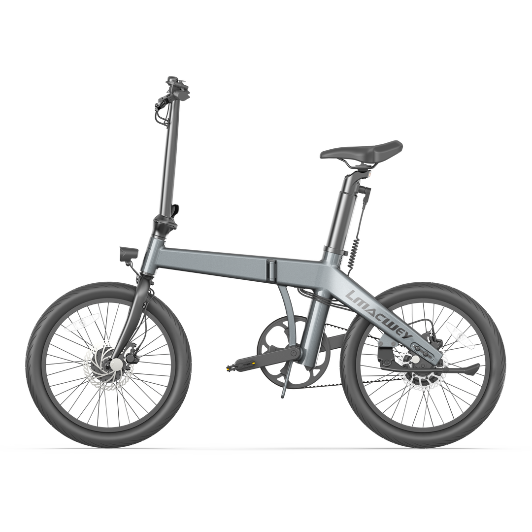 Fast Electric Bikes 20 Gray Non-foldable | LMACWEY