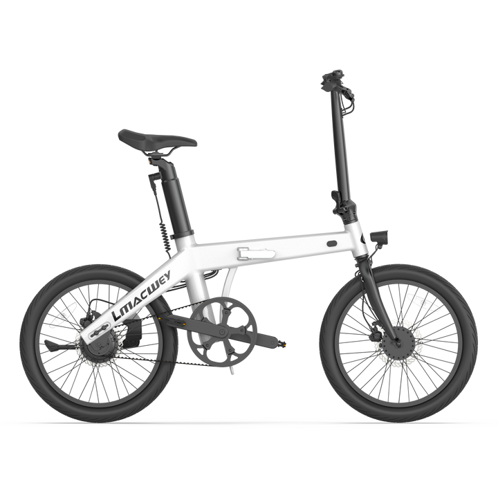 Fast Electric Bike 20 White Non-foldable | LMACWEY