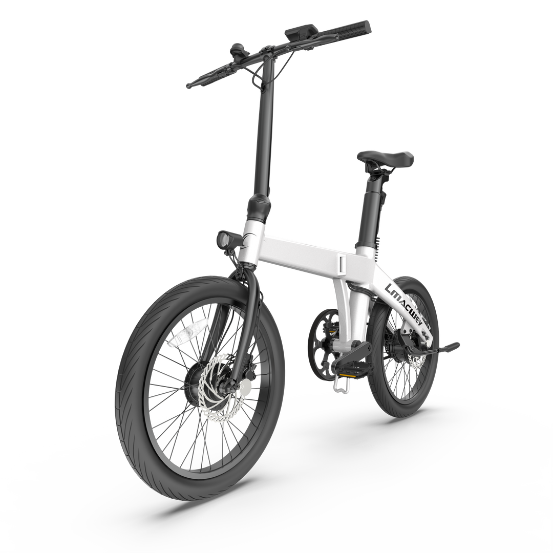 Fast Electric Bike 20 White Non-foldable | LMACWEY