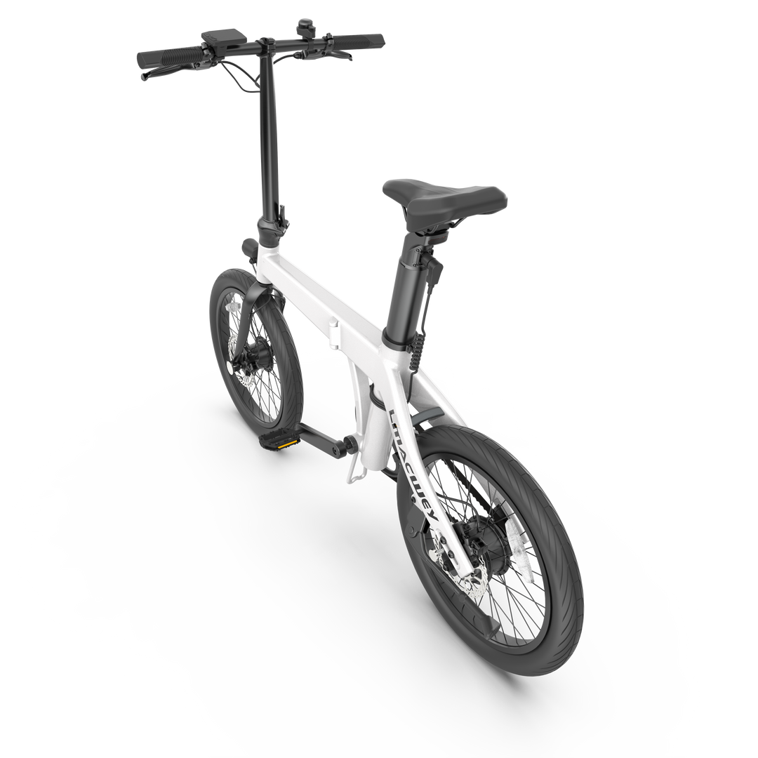 Fast Electric Bike 20 White Non-foldable | LMACWEY