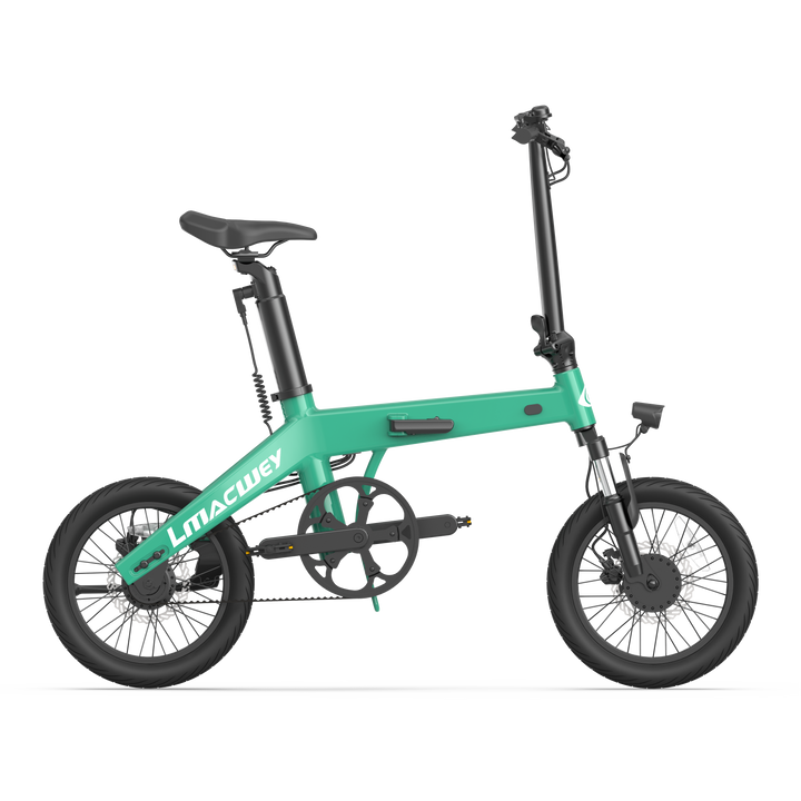 Quiet Electric Bike 16Pro Green | LMACWEY