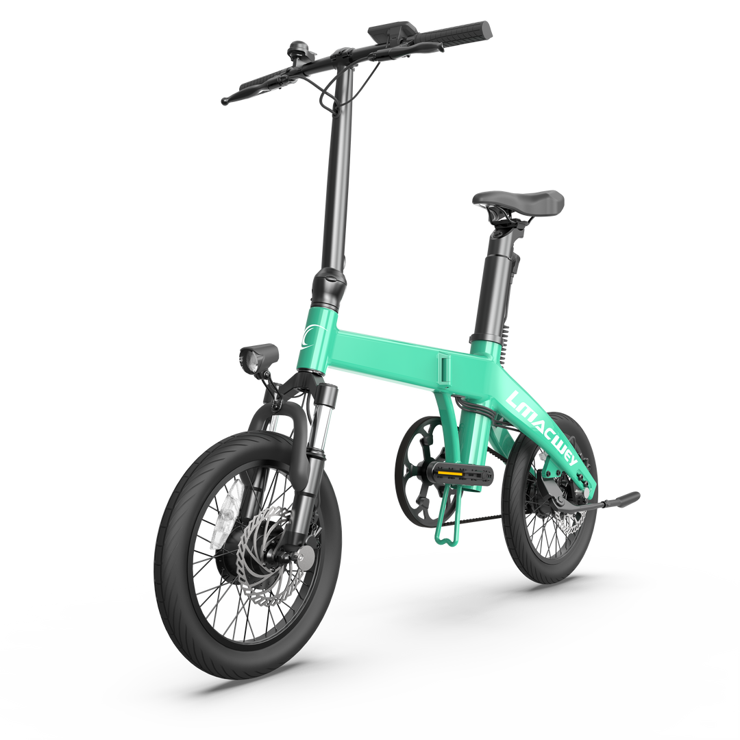 Quiet Electric Bike 16Pro Green | LMACWEY