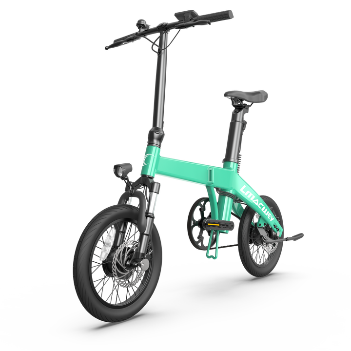 Quiet Electric Bike 16Pro Green | LMACWEY